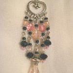 Black And Rose Crystal Necklace